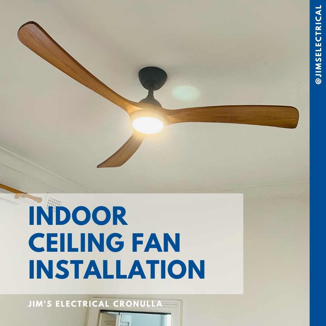Indoor Ceiling Fan Installation